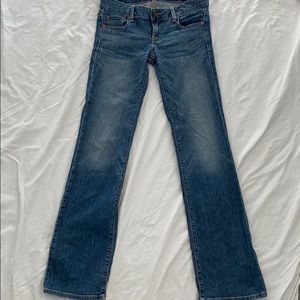 American Eagle - Boyfriend Cut Flare Blue Jeans